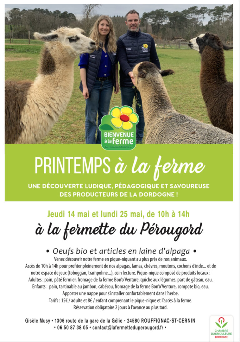 Pique-nique à la fermette du Pérougord